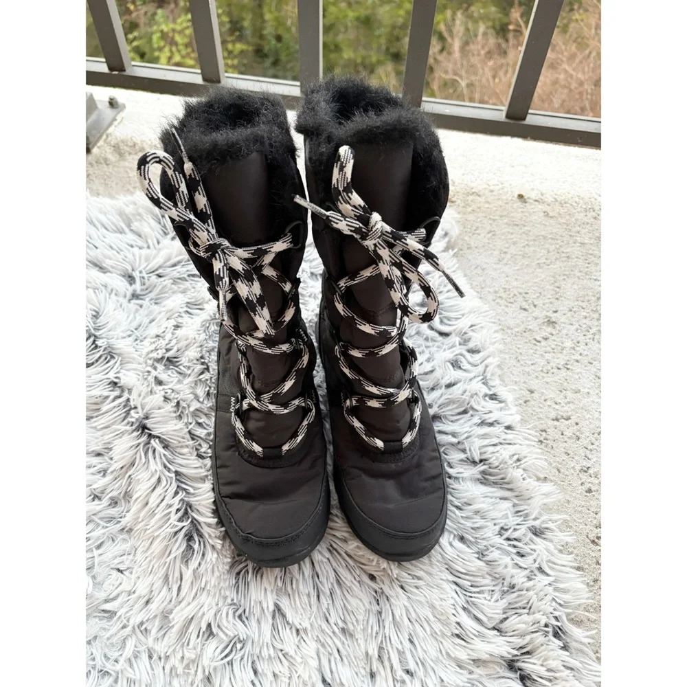 Sorel Black Whitney‎ Lace Up Boot